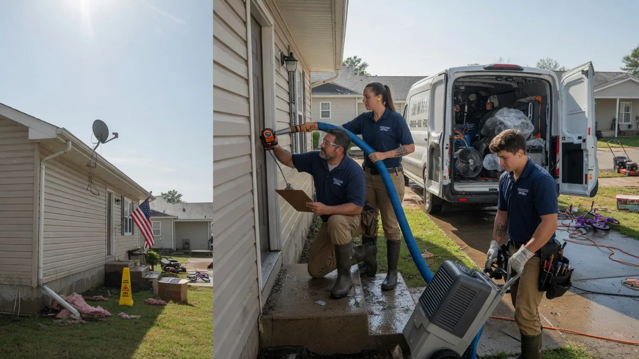 Ceiling Water Damage Restoration in Hope, ID near me